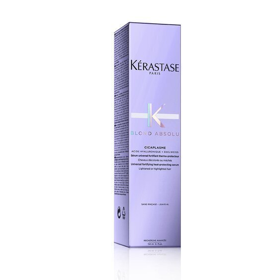 Tugevdav seerum heledatele ja värvitud juustele kuumuse kaitseks Kerastase Blond Absolu Cicaplasme 150 ml hind ja info | Maskid, õlid, seerumid | kaup24.ee