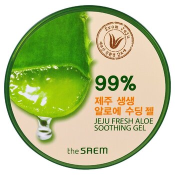 Rahustav aaloe geel The Saem Jeju Fresh Aloe näole, kehale, juustele 300 ml hind ja info | Kehakreemid, losjoonid | kaup24.ee