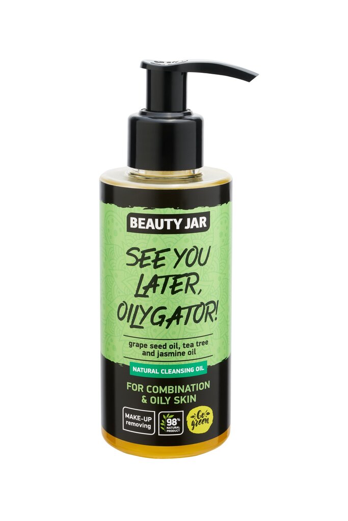 Puhastav näoõli See You Later, Oilygator! 150ml, Beauty Jar hind ja info | Näopuhastusvahendid | kaup24.ee