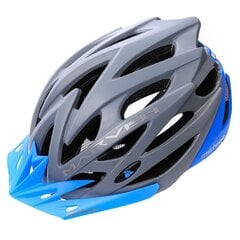 Шлем велосипедиста Meteor Marven, серый/синий цена и информация | Шлемы | kaup24.ee
