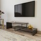 TV laud Kalune Design Ovit, must/hall hind ja info | TV alused | kaup24.ee