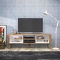 TV laud Kalune Design Ionis, tamm/valge hind ja info | TV alused | kaup24.ee