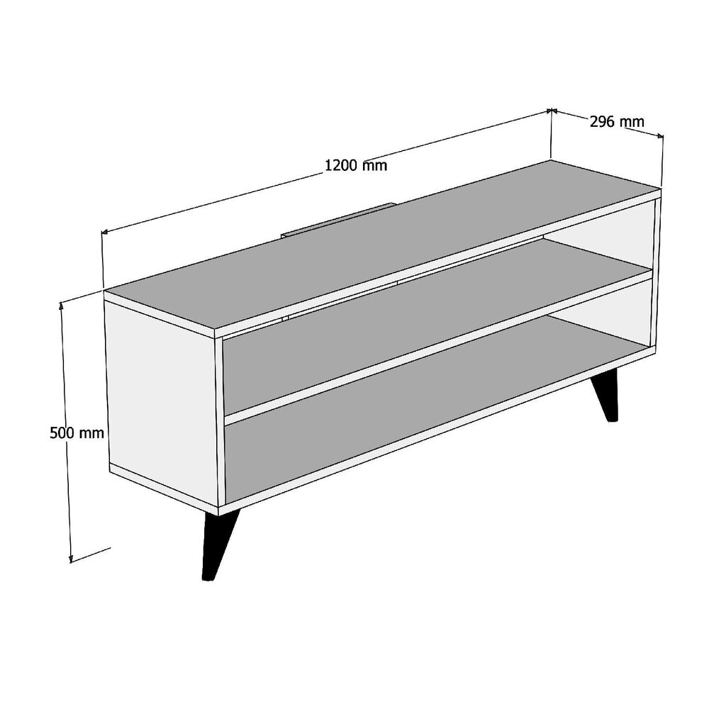 TV laud Kalune Design One, pruun цена и информация | TV alused | kaup24.ee