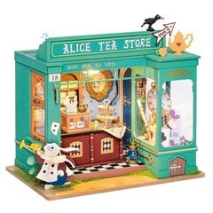 Миниатюра для сборки Robotime 3D Alice's Tea Store цена и информация | Конструкторы и кубики | kaup24.ee