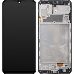 LCD ekraan Samsung A225 A22 4G puuteekraani ja raamiga originaal Black (service pack) hind ja info | Telefoniosad ja parandamise tööriistad | kaup24.ee