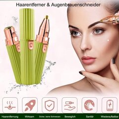 #Näokarva trimmer 2-ühes pardel ja valutu kulmukarva trimmer# цена и информация | Эпиляторы | kaup24.ee