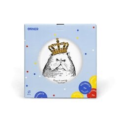 Taldrik "Ceep it coming, hooman"- vaimukas kassi pildiga taldrik kingituseks hind ja info | Muud kingitused | kaup24.ee