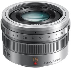 Panasonic LEICA DG SUMMILUX 15mm / F1.7 ASPH. (H-X015E-K) Black цена и информация | Объективы | kaup24.ee