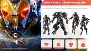 Anthem Legion of Dawn Edition PS4 hind ja info | Arvutimängud, konsoolimängud | kaup24.ee