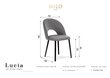 2-tooli komplekt Milo Casa Lucia, tumehall hind ja info | Söögilaua toolid, köögitoolid | kaup24.ee