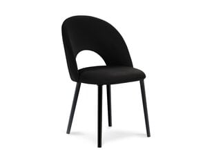 Комплект из 2-ух стульев Milo Casa Lucia, черный цена и информация | Стулья для кухни и столовой | kaup24.ee
