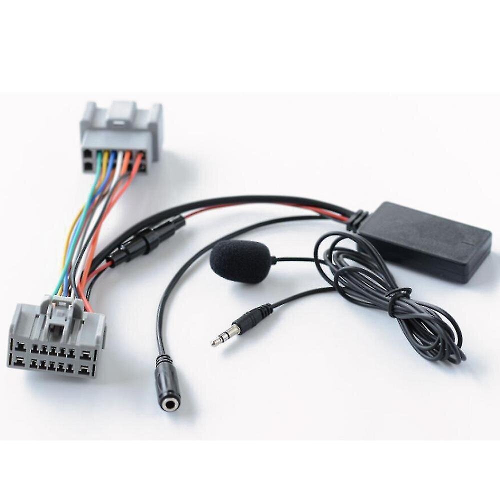 Auto Bluetooth 50 juhtmeta telefonikõne vabakäeseadme lisaadapter Volvo C30 S40 V40 V50 S60 S70 C70 V70 Xc70 S80 Xc90 mikrofoniga цена и информация | Turvasüsteemid ja 12V seadmed | kaup24.ee