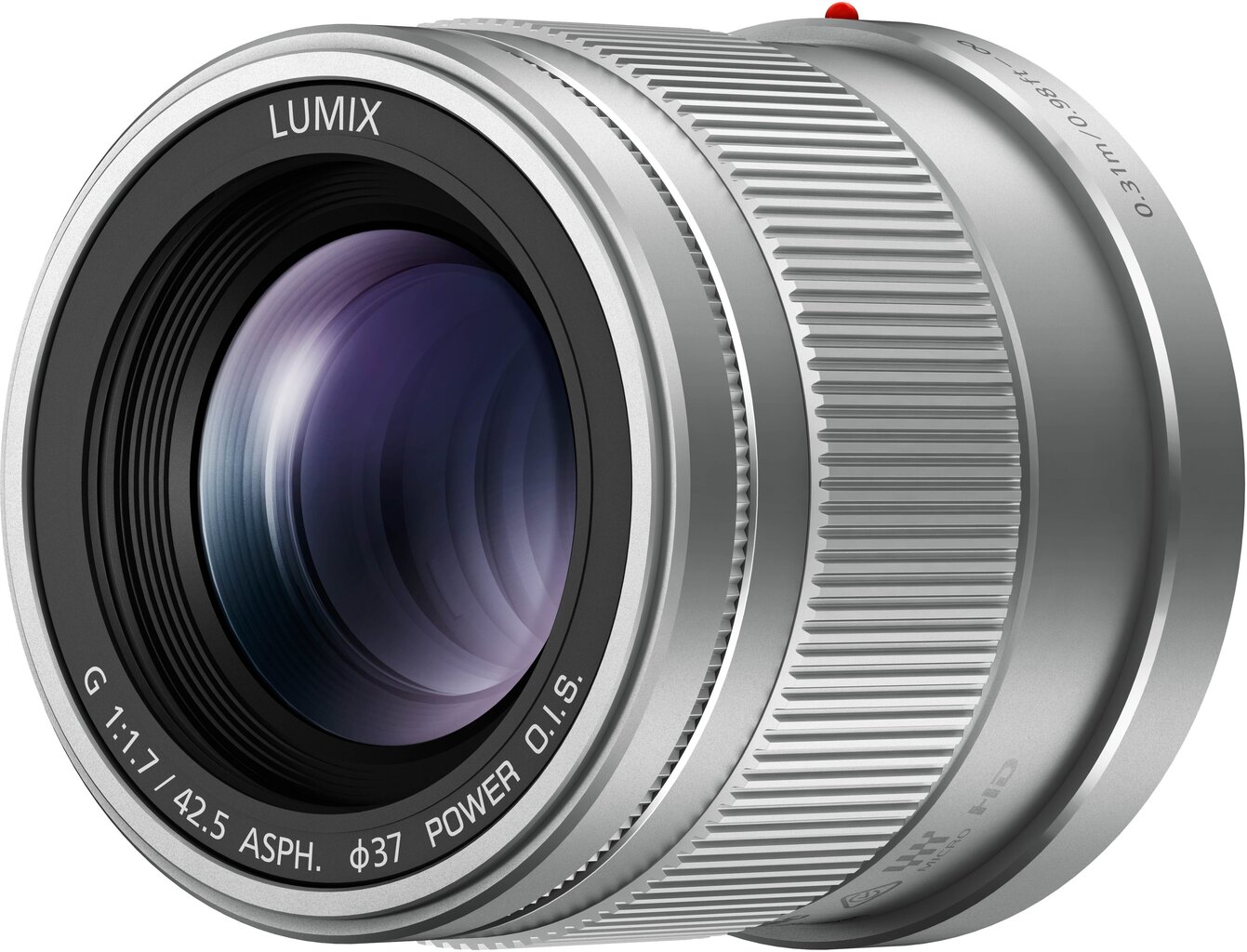 Panasonic LUMIX G 42.5mm / F1.7 ASPH. / POWER O.I.S. (H-HS043E-S) Silver hind ja info | Objektiivid | kaup24.ee