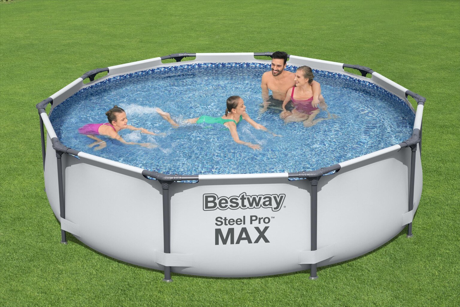 Karkassbassein Bestway Steel Pro Max, 305x76 cm, filtrita цена и информация | Basseinid | kaup24.ee