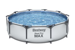 Каркасный бассейн Bestway Steel Pro Max 305x76 см, без фильтра цена и информация | Bestway Уличные бассейны | kaup24.ee