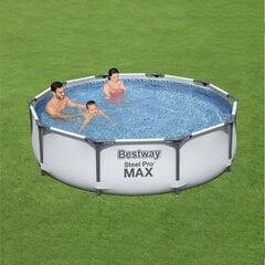 Каркасный бассейн Bestway Steel Pro Max 305x76 см, с фильтром цена и информация | Бассейны | kaup24.ee