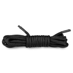 Верёвка для бондажа EasyToys Nylon Rope черная, 5м цена и информация | БДСМ и фетиш | kaup24.ee