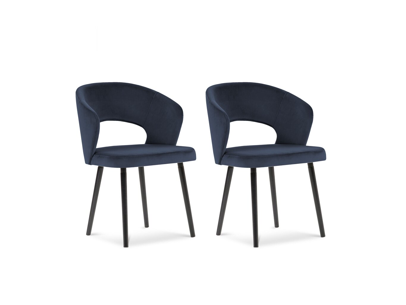 2 tooli komplekt Windsor and Co Elpis, tumesinine цена и информация | Söögitoolid, baaritoolid | kaup24.ee