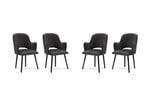Комплект из 4-х стульев Milo Casa Laelia, темно - серый