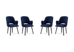 Комплект из 4-х стульев Milo Casa Laelia, ярко синий