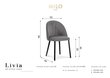 4-tooli komplekt Milo Casa Livia, beež hind ja info | Söögilaua toolid, köögitoolid | kaup24.ee