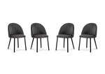 Комплект из 4-х стульев Milo Casa Livia, темно - серый
