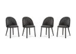4-tooli komplekt Milo Casa Livia, tumehall hind ja info | Söögitoolid, baaritoolid | kaup24.ee