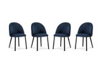 Комплект из 4-х стульев Milo Casa Livia, ярко синий
