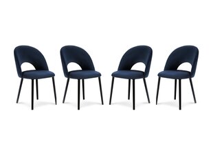 Комплект из 4-х стульев Milo Casa Livia, ярко синий цена и информация | Стулья для кухни и столовой | kaup24.ee