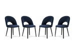 Комплект из 4-х стульев Milo Casa Livia, ярко синий