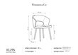 4-tooli komplekt Windsor and Co Elpis, roosa цена и информация | Söögitoolid, baaritoolid | kaup24.ee