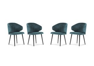 Набор из 4-х стульев Windsor and Co Nemesis, светло-синий цена и информация | Стулья для кухни и столовой | kaup24.ee