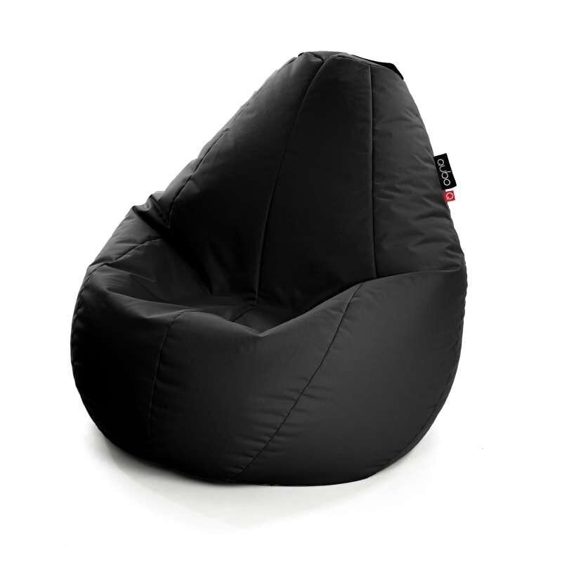 Kott-tool Qubo™ Comfort 90, gobelään, must hind ja info | Kott-toolid, tumbad, järid | kaup24.ee