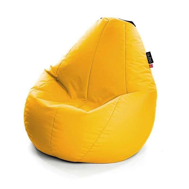 Kott-tool Qubo™ Comfort 90, gobelään, kollane hind ja info | Kott-toolid, tumbad, järid | kaup24.ee