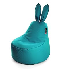 Кресло-мешок Qubo™ Baby Rabbit Aqua, гобелен, зеленое цена и информация | Детские диваны, кресла | kaup24.ee