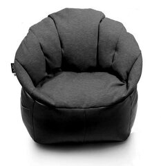 Кресло-мешок Qubo™ Shell, гобелен, темно-серое цена и информация | Кресла-мешки и пуфы | kaup24.ee