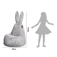 Кресло-мешок Qubo™ Mommy Rabbit, гобелен, темно-синее цена и информация | Кресла-мешки и пуфы | kaup24.ee