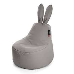 Kott-tool Qubo™ Baby Rabbit, gobelään, helehall hind ja info | Lastetoa kott-toolid, tugitoolid ja tumbad | kaup24.ee