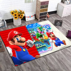 (Stiil N-60x90cm (24x35in))3D multifilm M-Mario-Brosi mäng HD-vaip Suur elutuppa mõeldud vaip Lapse magamistuba diivan Köök Kaunista lapse libisemiskindel põrandamatt цена и информация | Ковры | kaup24.ee