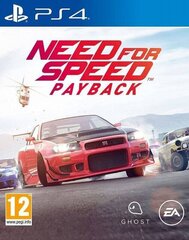 Need for Speed Payback PS4 hind ja info | EA Kodumasinad, kodutehnika | kaup24.ee