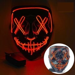 Halloweeni Kaunistused Horror Cross-Eye LõHkilõHnaline Suus Mask Peo Kodu 20*17cm , Oranž hind ja info | Aplikatsioonid, dekoratsioonid, kleebised | kaup24.ee