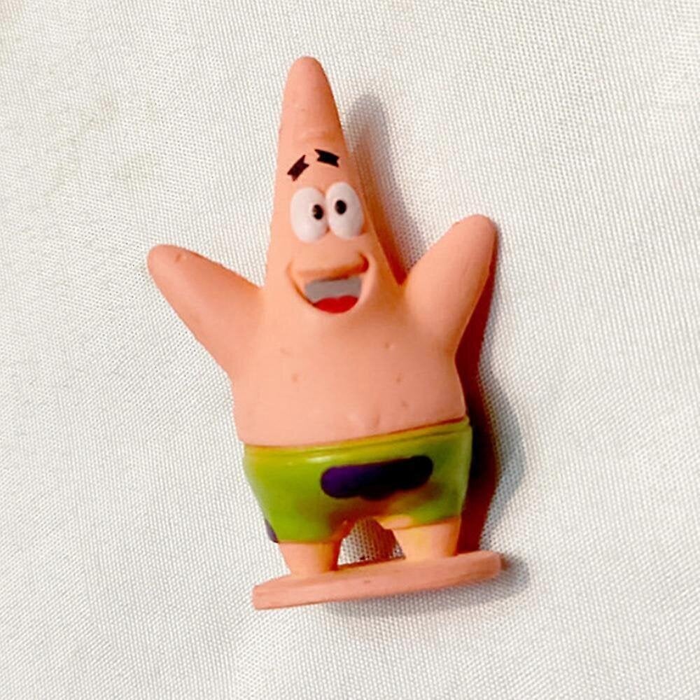 stcke/satz Spongebob Schwammkopf Minifiguur Spielzeug Ornament Modell Puppen Tortenaufleger Dekoratsioonipidu Gunst Zubehr Geschenke цена и информация | Jõulukaunistused | kaup24.ee