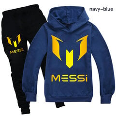 Футбольный костюм Messi Casual Hoodie And Jogger Pants, спортивный костюм для мальчиков и девочек, подходит для детей от 5 до 13 лет цена и информация | Мужское термобелье | kaup24.ee