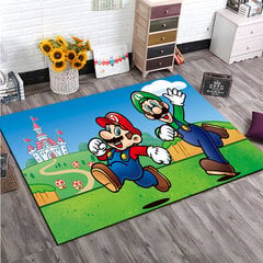 (Stiil E-60x90cm (24x35in))3D multifilm M-Mario-Brosi mäng HD-vaip Suur elutuppa mõeldud vaip Lapse magamistuba diivan Köök Kaunista lapse libisemiskindel põrandamatt цена и информация | Ковры | kaup24.ee