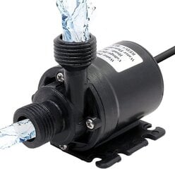 Tsirkulatsioonipump Dc 12v 800l/h 5m, must hind ja info | Puhta vee pumbad | kaup24.ee