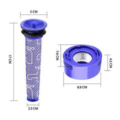 4 komplekti filtri vahetus V7, V8 Animal ja V8 Absolute juhtmeta tolmuimeja jaoks HEPA filter Repl hind ja info | Tolmuimejate lisatarvikud | kaup24.ee