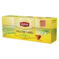 Must tee LIPTON YELLOW LABEL, 25 tk hind ja info | Lipton Kodumasinad, kodutehnika | kaup24.ee