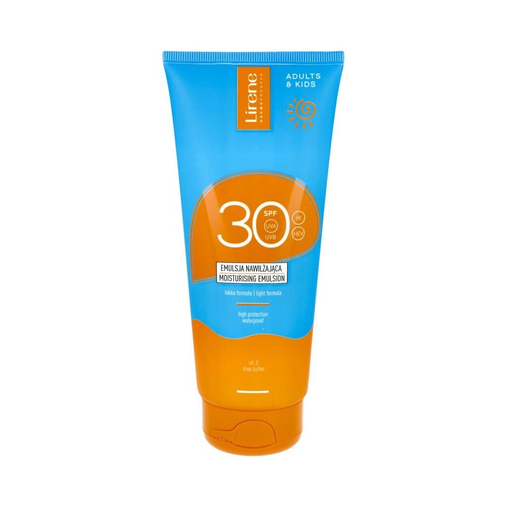 Päikesekreem Lirene Sun Protection SPF 30, 200 ml цена и информация | Päikesekreemid | kaup24.ee