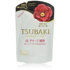 Taastav šampoon Damage Care Shampoo TSUBAKI, Shiseido, täitepudel 345ml hind ja info | Šampoonid | kaup24.ee