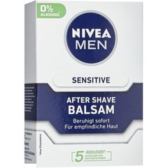 «Nivea Men Sensitive After Shave» бальзам 100 мл цена и информация | Косметика и средства для бритья | kaup24.ee